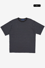 Velin pigment stripe T-shirt