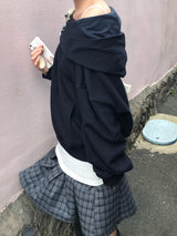 Rib Vintage Check Skirt