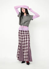 slim puff zip-up