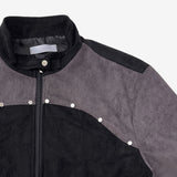 biker suede jumper