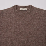 ALPACA SHAGGY KNIT MOCHA