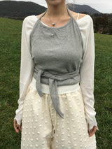 Liz Halter Wrap Sleeveless (3c)