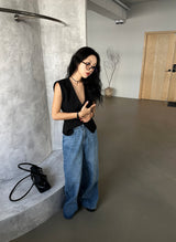 Celeb Long Wide Jeans