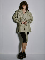 SHORT TRENCH COAT