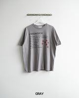 ワンダープリントショートスリーブTシャツ