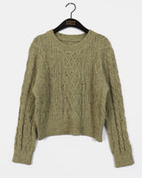Nata Bokashi Twisted Round Knitwear