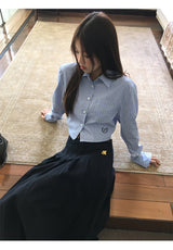 ディテールロングプリーツドレス