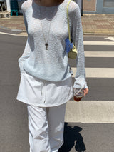 [MADE] Kaen Nylon Layered Skirt Banding Pants