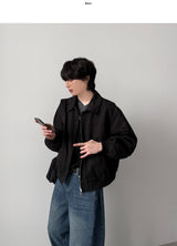 Slove Cotton Crop Jacket