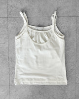 DUAL SHIRRING LAYERED CAMI