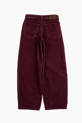 Heavy warm corduroy wide pants