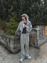 Resin flare fit banding pants