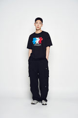 25SS フレンチエイリアンショートスリーブTシャツ ブラック