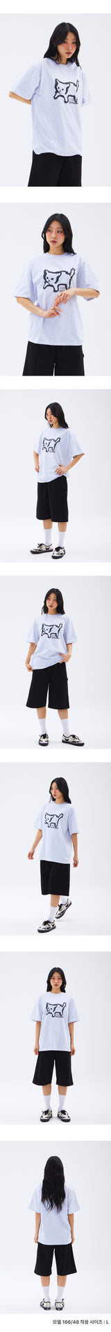 BIG CAT クールコットンオーバーフィット半袖(SISSTD-0050)