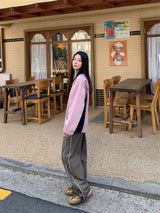 CRISPY PIPING STOPPER PANTS (2COLOR)