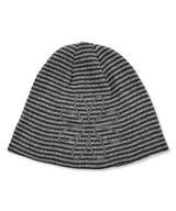 Reflective Teen Stripe Daisy Beanie_Charcoal
