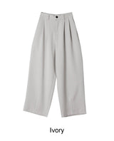 Maison two tuck banding slacks