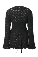 ローズマリーカーディガン - ブラック