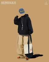 [SEMADE] Plain Line Overfit Hoody
