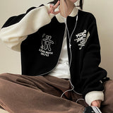 Paul New Boxy Bear Color Two Way Knit Cardigan