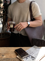 Look Logane Standard Hachi Round Short Sleeve Knit