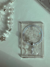 Milky Way Silver Star Resin Magsafe Card Wallet
