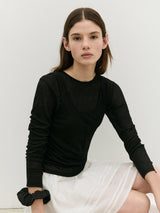 NUBASIC HAIR SCRUNCHIE BLACK