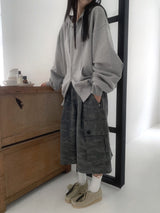 Nuu Check Patch Zip-up (2color)