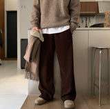 Liu Overfit Wool Mix Round Knit