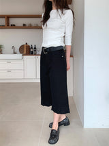 FRILL CAPRI PANTS (3C)