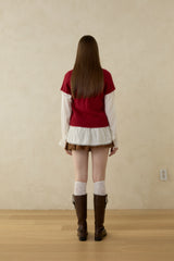 MELLOW HALF SLEEVE KNIT