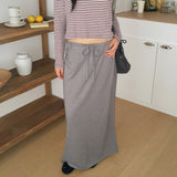 Bondis Strap Cotton Long Skirt