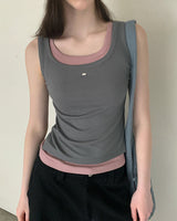 [ORIGINAL] Cain Layered Ribbed Sleeveless