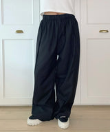WIDE TR BANDING SLACKS PANTS