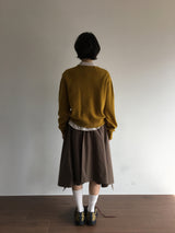 Nadine cutout midi skirt (3color)