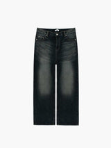 Deep blue green wide pants