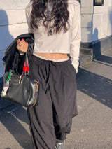 [MADE] BORRETT SHIRRING STRAP PANTS