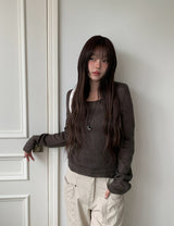 Mining Bustier Layered Knit