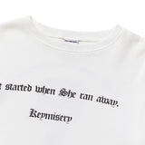 Circle Key's Waffle Long Sleeve (Ivory)