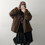 E-D two-way windbreaker hooded jumper