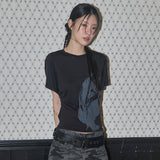 Still Hide Tee (Black) F25QB139