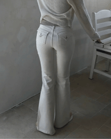 Back Pocket Span Bootcut Pants 