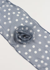 CORSAGE DOT SCARF