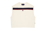 DOUBLE LINE WAFFLE KNIT VEST
