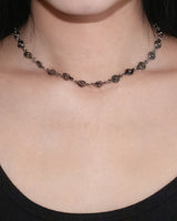 [MADE]  black open close necklace