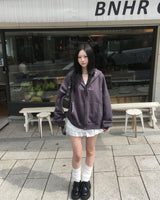 White frill cancan shorts
