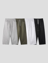 Double knee sweatpants 4color