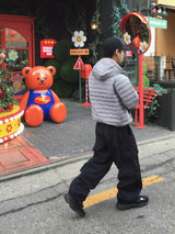 スリックカーゴフリースワイドパンツ 4C