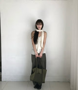 Vintage Work Tote Bag (Khaki)