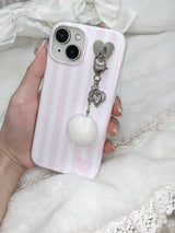heart lace phone case - hard